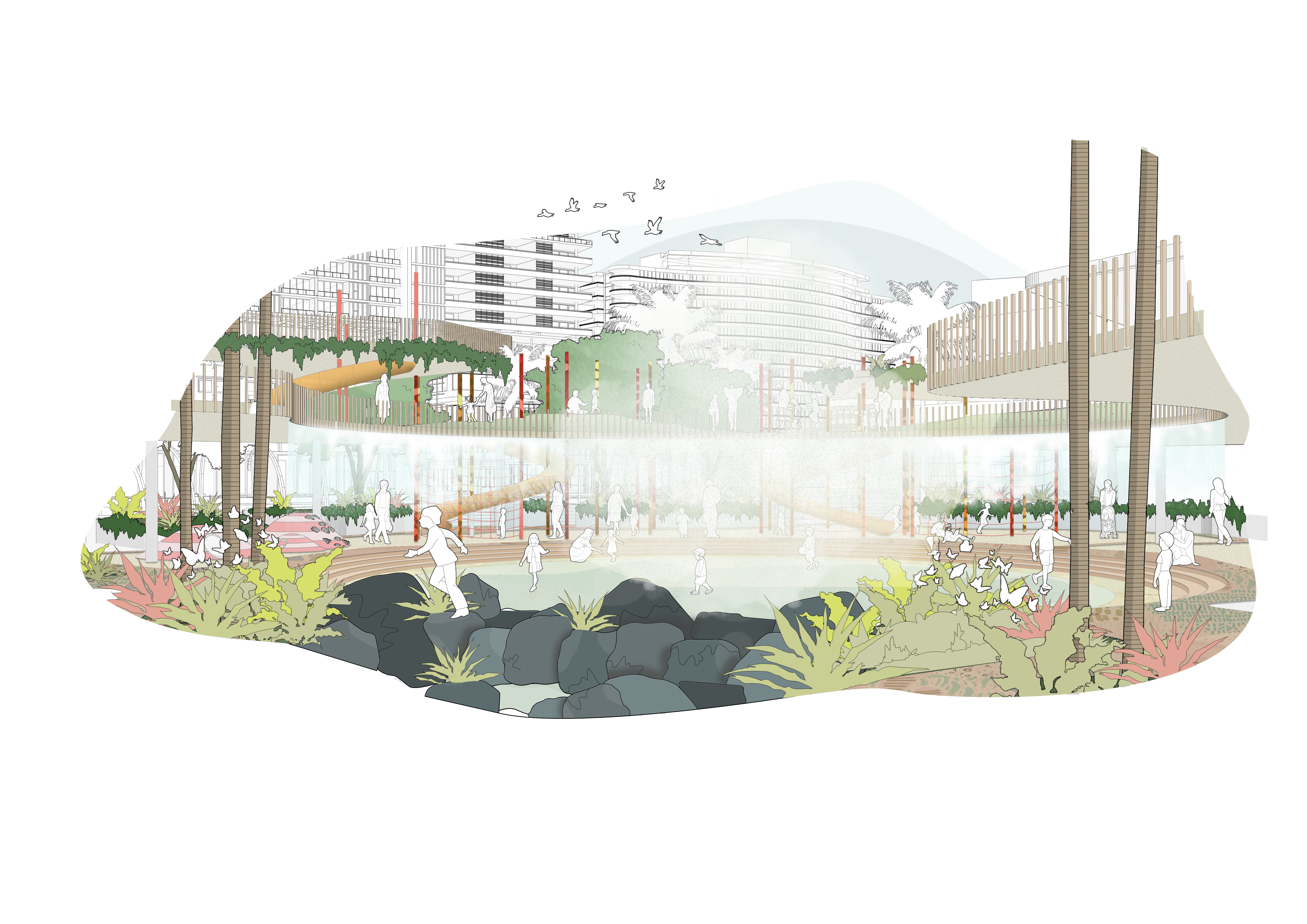QLD Future South Bank Parkland Core Play