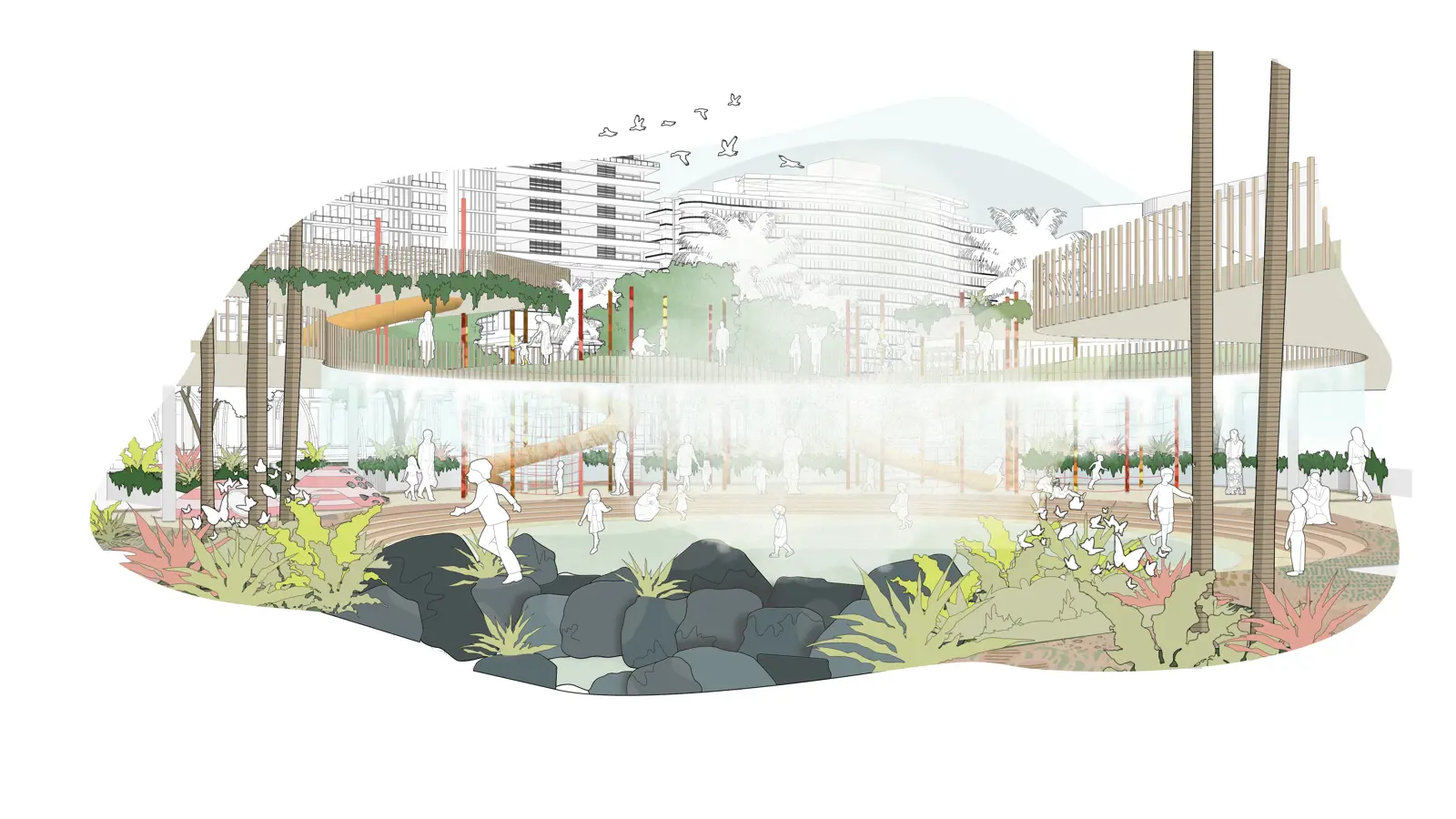 QLD Future South Bank Parkland Core Play
