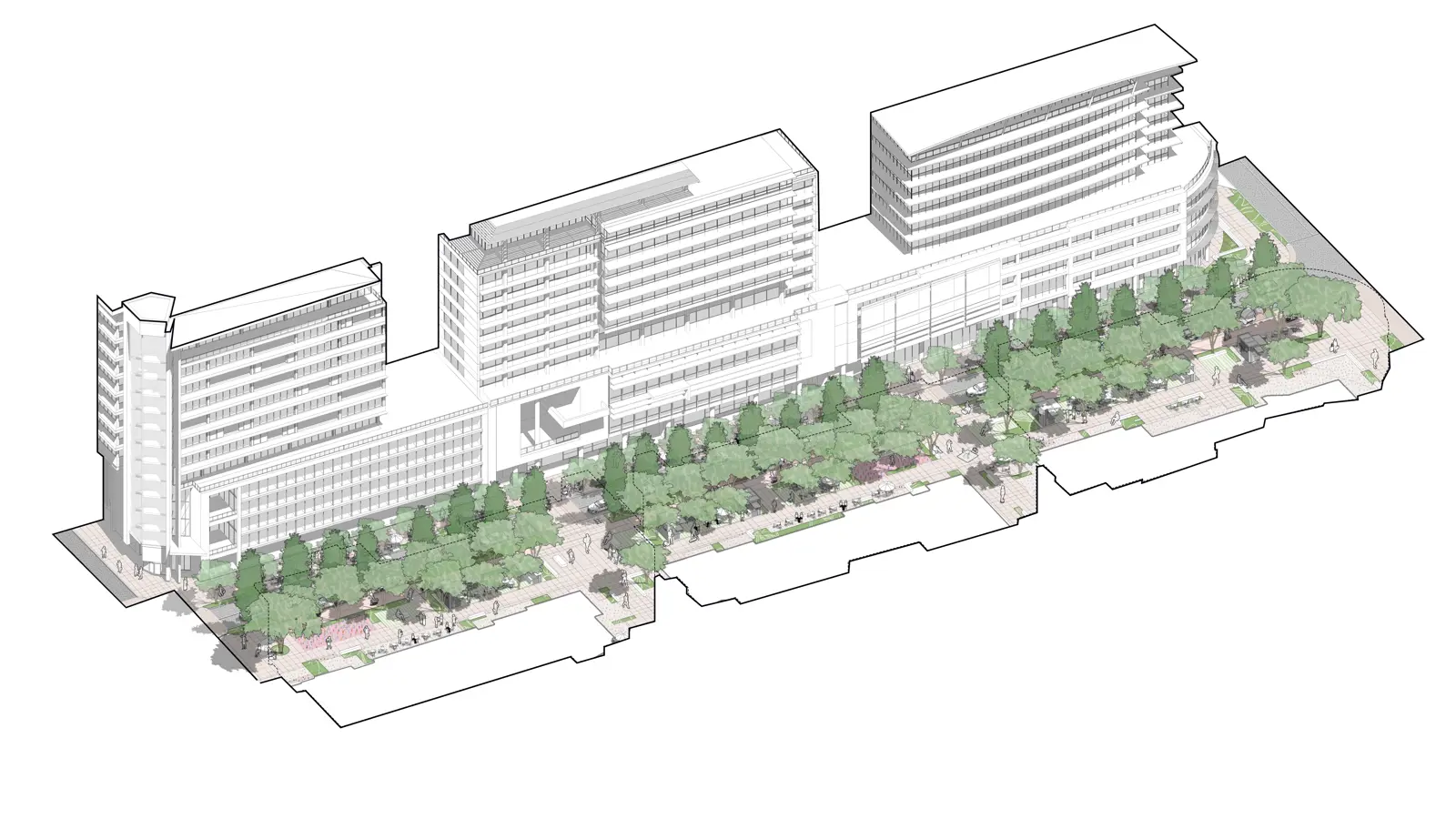 QLD Future South Bank Grey St Axo